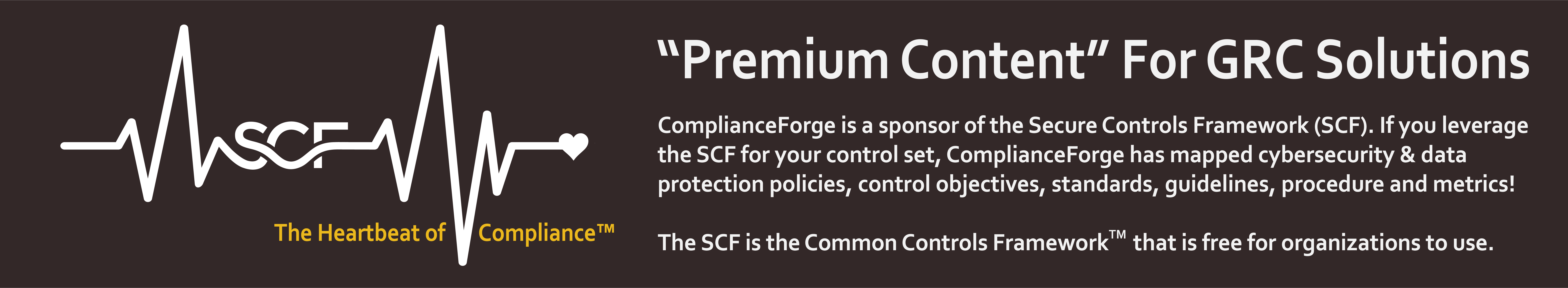 GRC premium content | SCF policies standards procedures
