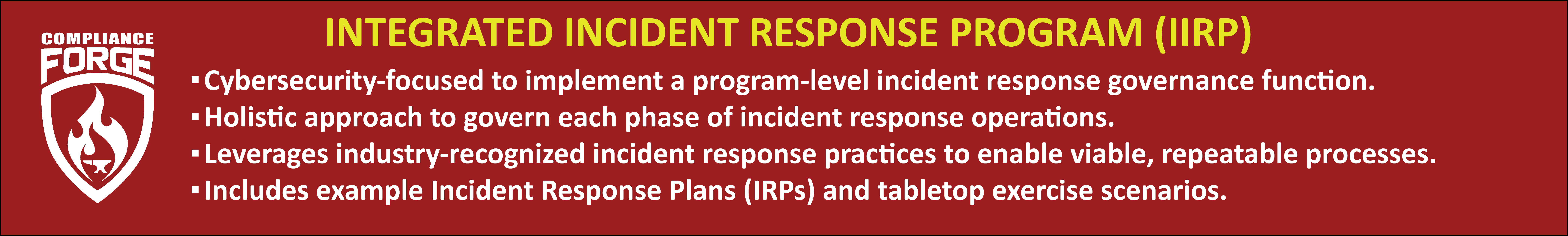 Integrated Incident Response Program